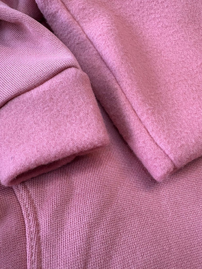 Fleece Lined Sweatshirt - Bubblegum Pink