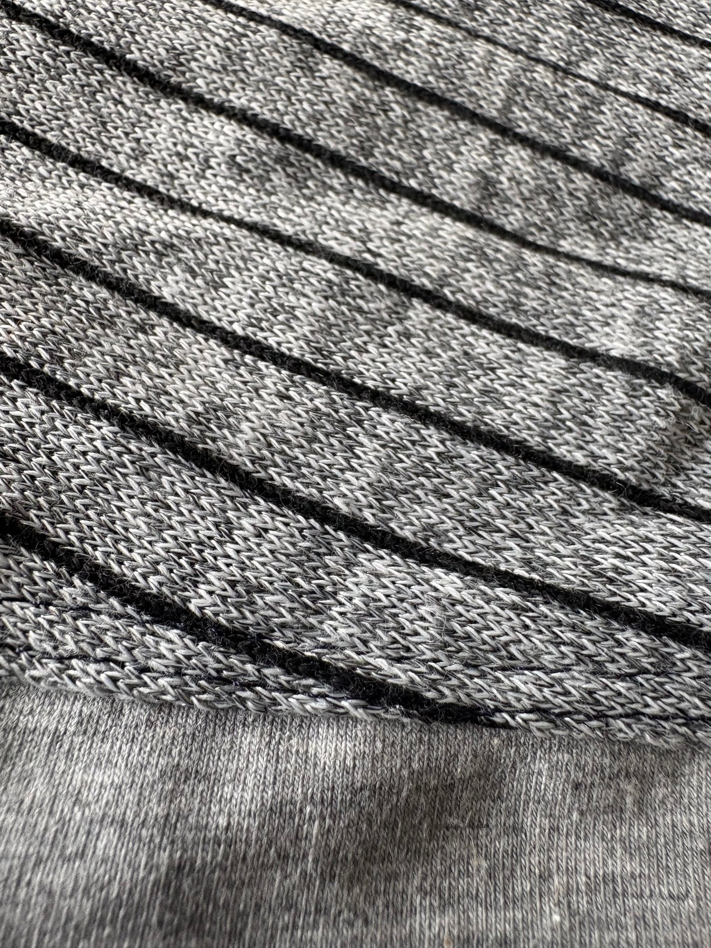 Knit Jersey T-Shirt - Grey Stripe