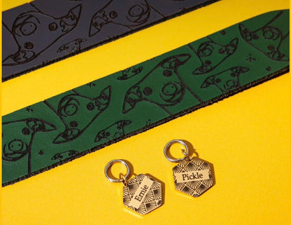 Engraved Dog Tags - Hexagonal