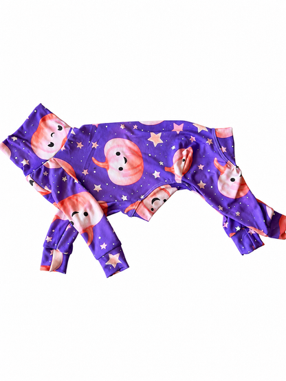 Jersey Suit - Halloween - Pastel Jack O' Lanterns