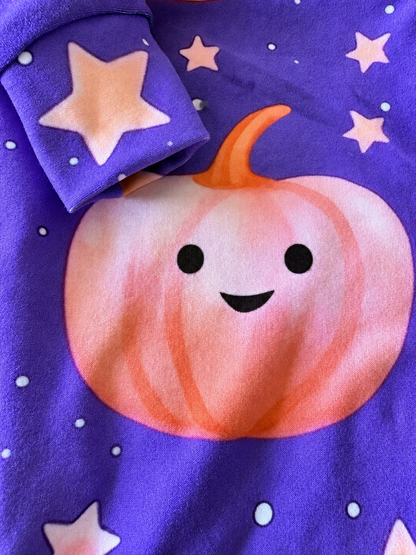 Jersey Suit - Halloween - Pastel Jack O' Lanterns