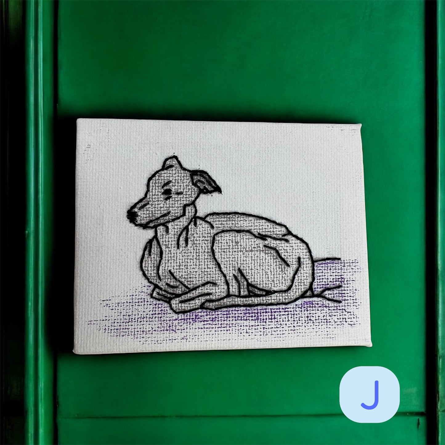 Artwork - Mini Embroidered Canvas