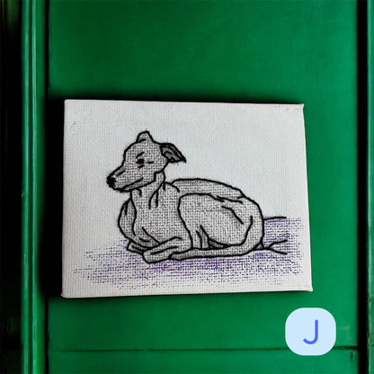 Artwork - Mini Embroidered Canvas