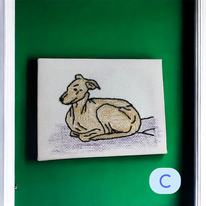 Artwork - Mini Embroidered Canvas