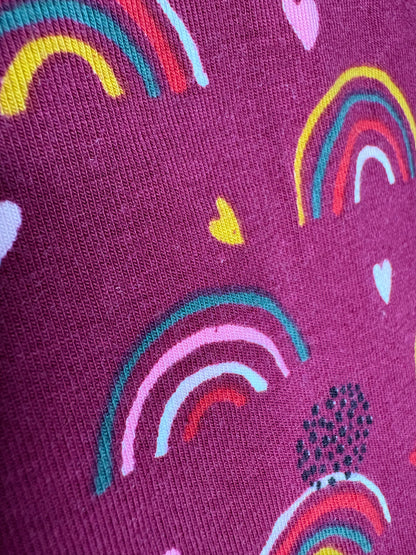 Jersey Vest - Red Rainbows