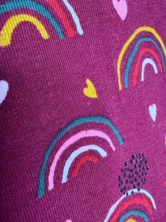 Jersey Vest - Red Rainbows