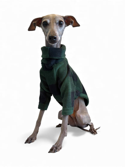 Fleece Jumper - Green Check