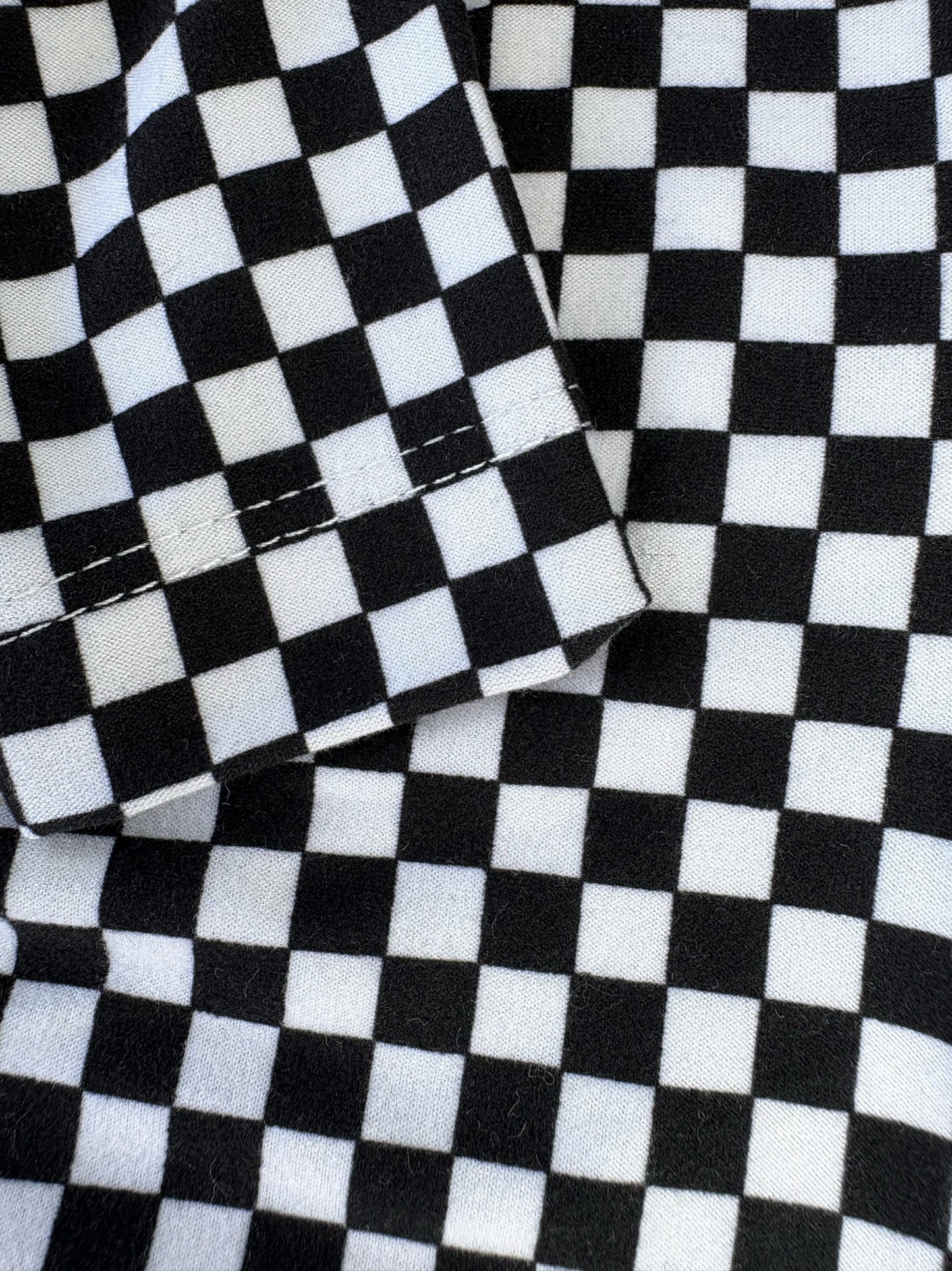 Jersey T-Shirt- Checkerboard