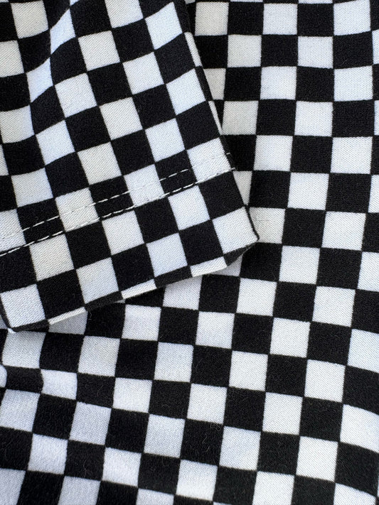 Jersey T-Shirt- Checkerboard