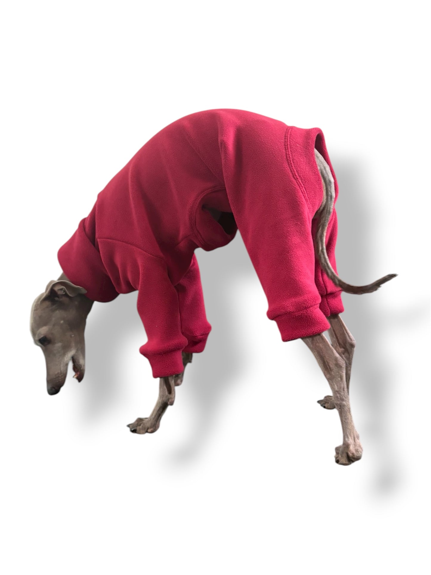 Ultra-Stretch Fleece Suit - Red