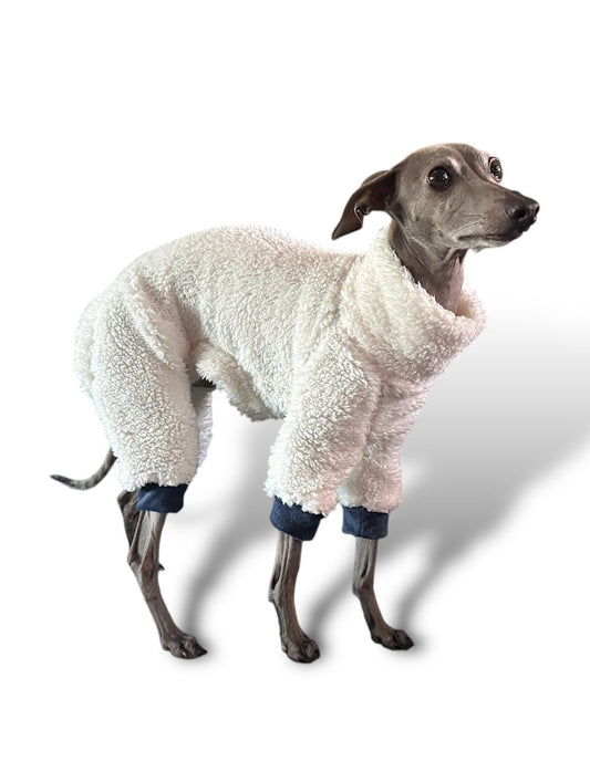 Cuddle Fur Fleece Suit - Little Lamb