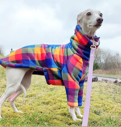 Sherpa Lined Fleece Jumper - Bright Plaid