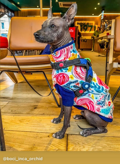 Fleece Vest - Peony Garden