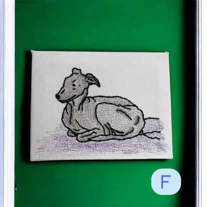 Artwork - Mini Embroidered Canvas