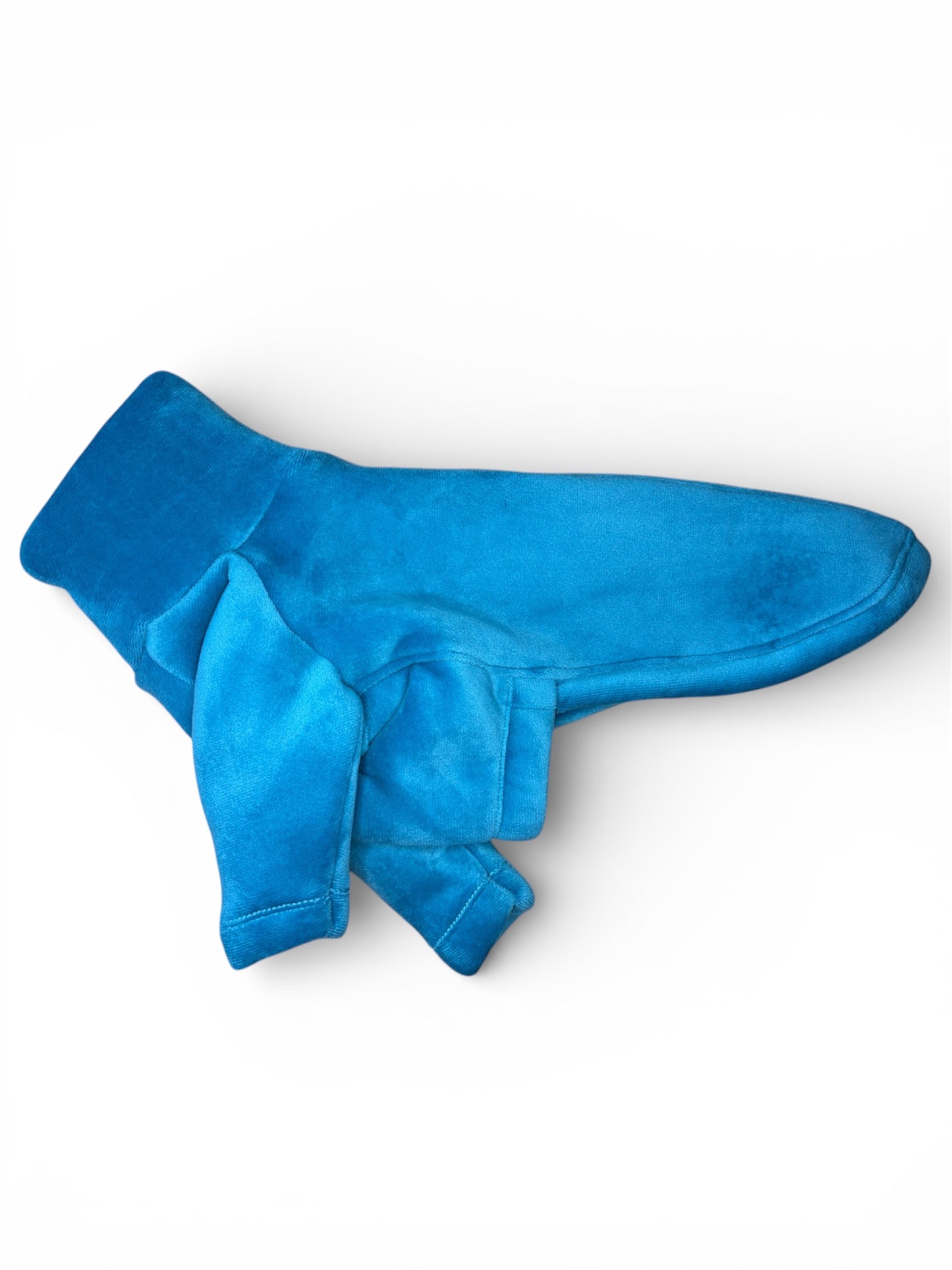 Sherpa Lined Fleece Jumper - Cyan Blue