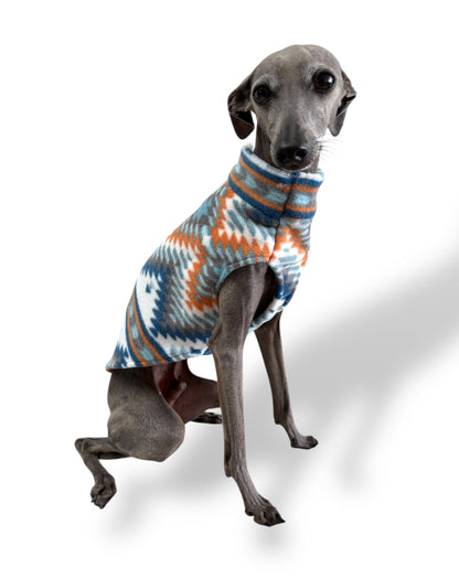 Fleece Vest - Aztec Geometric