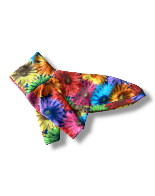 Fleece Jumper - Bright Flowers