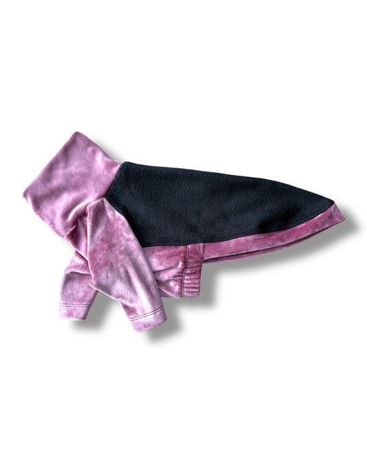 Fleece Jumper - Pink & Black