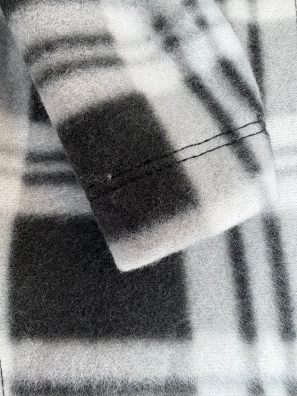 Lightweight Fleece Jumper - Black Check