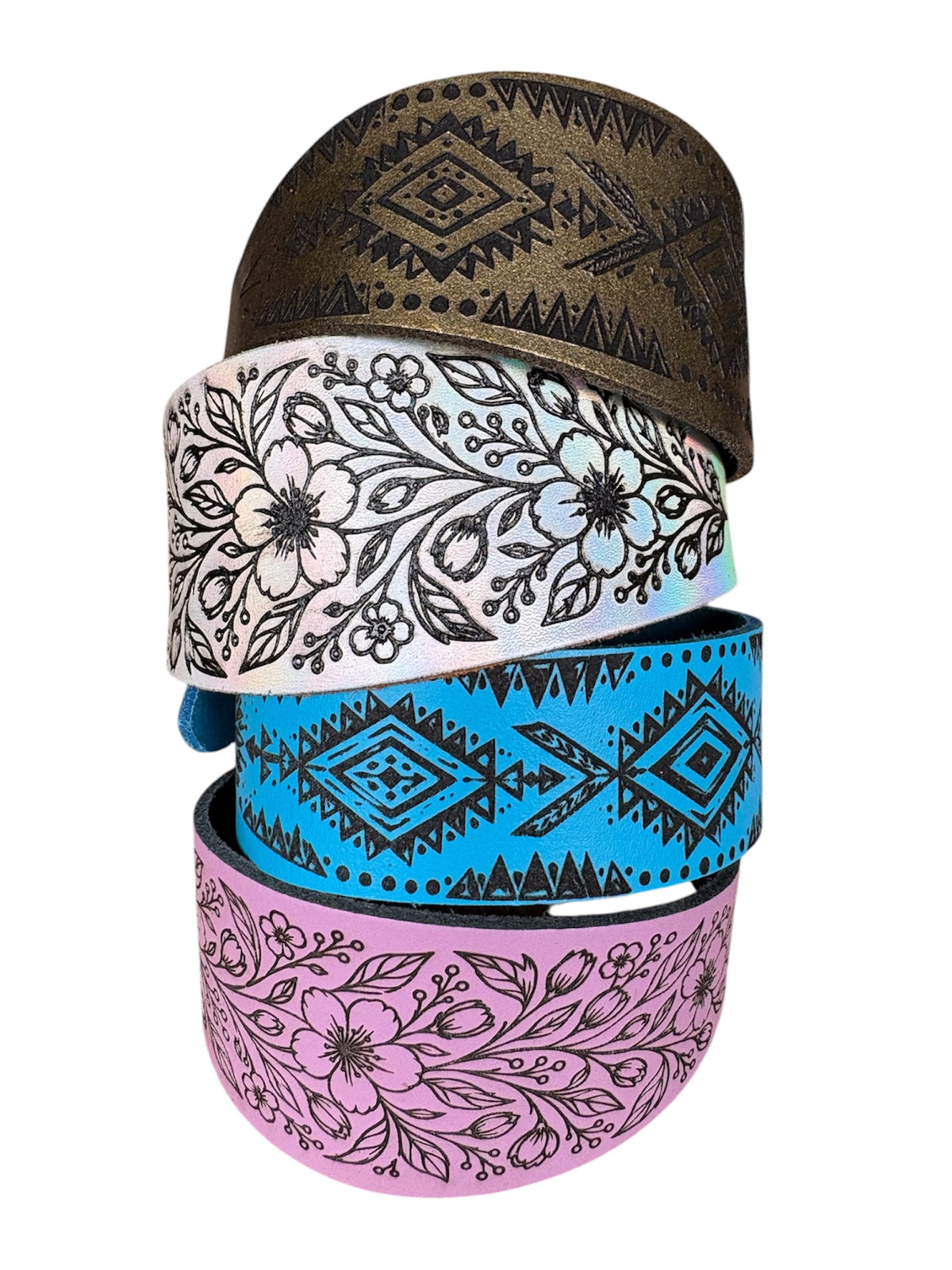 Leather Collar - Tribal