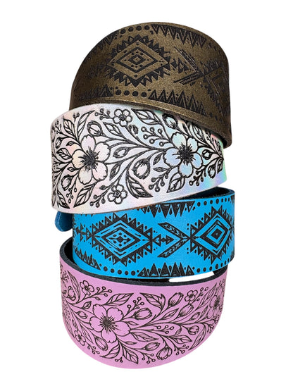 Leather Collar - Tribal