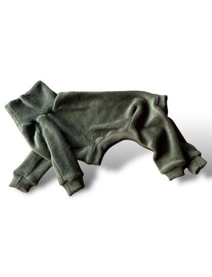 Fleece Lined Sweatshirt - Olive