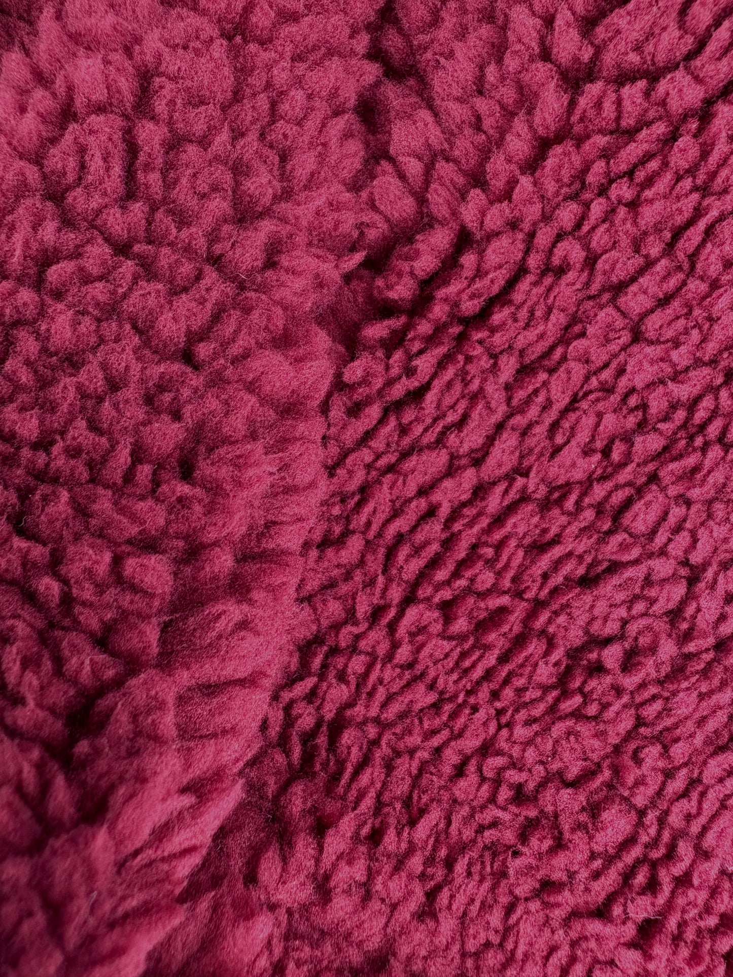 Cuddle Fur Fleece Suit - Burgundy