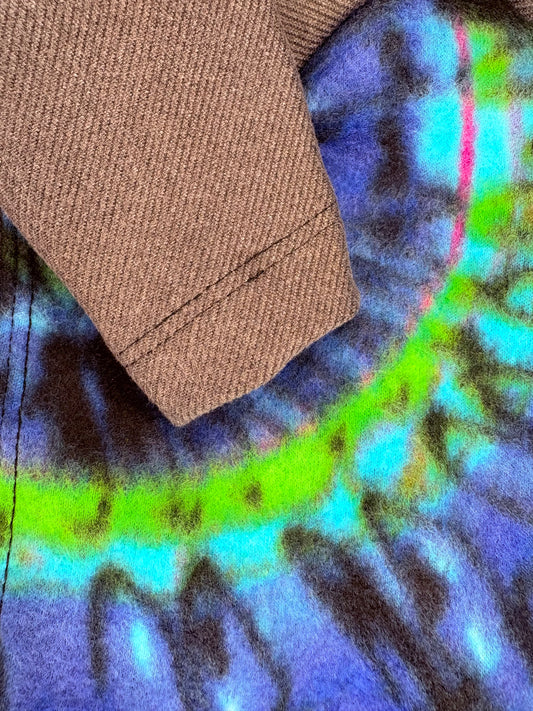 Fleece & Jersey Blend Jumper - Ammonite Swirl