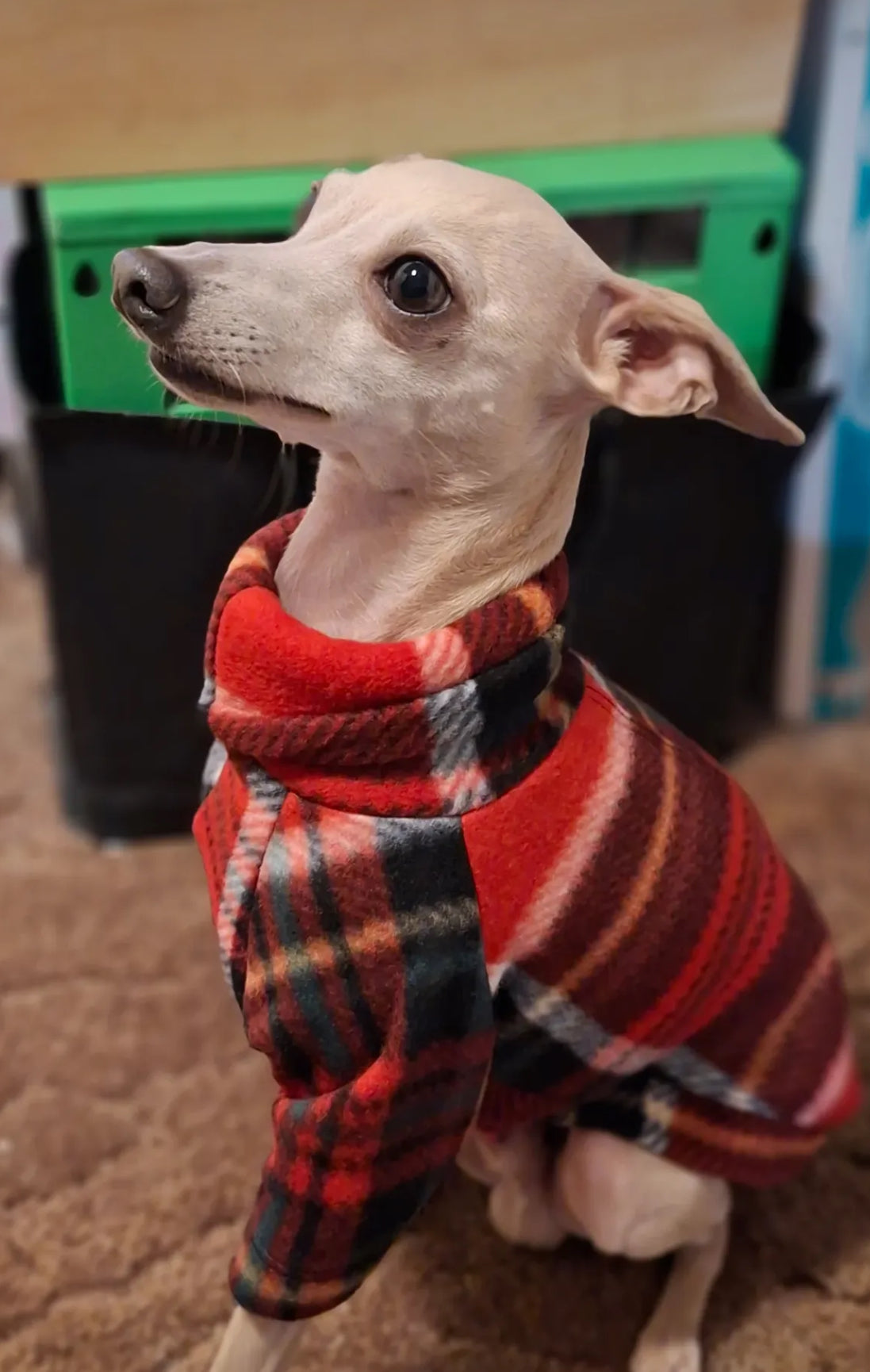 Fleece Jumper - Christmas Tartan