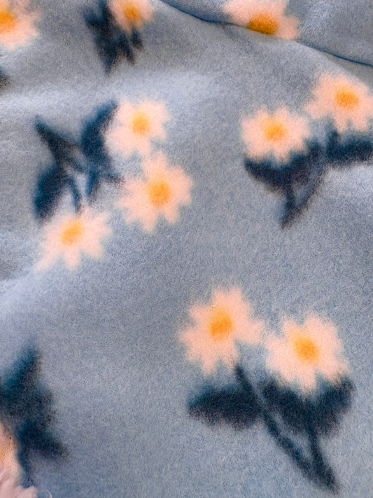 Dressing Gown - Blue Daisys