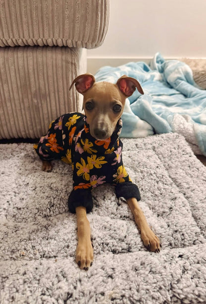 Fleece Lined Sweatshirt - Flower Power