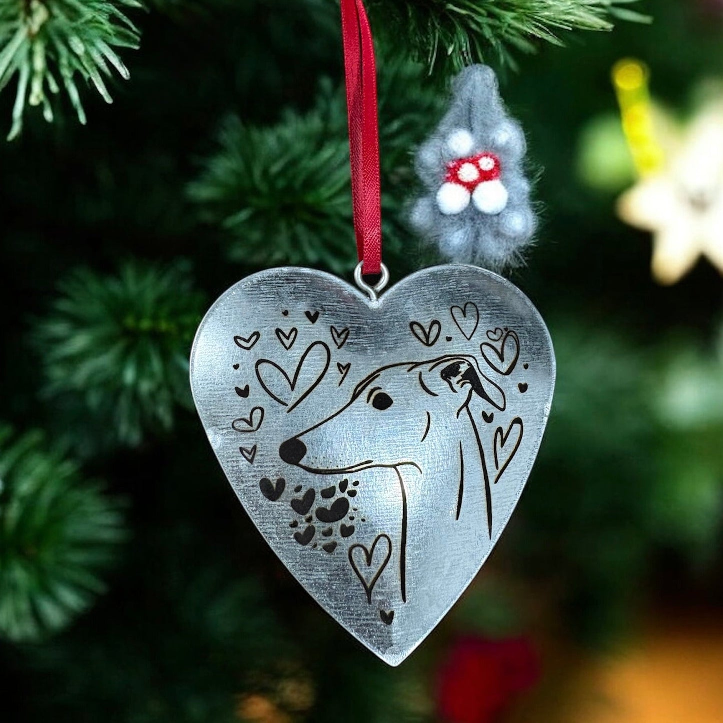 Christmas Decoration - Hound Portrait