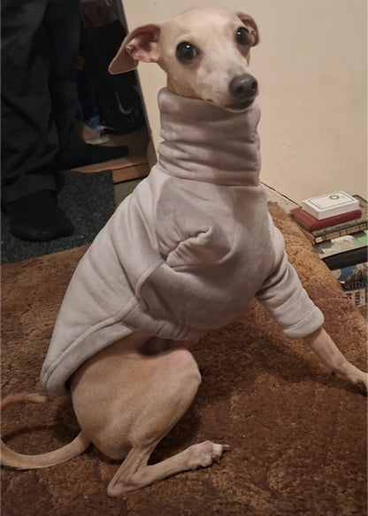 Sherpa Lined Fleece Jumper - Mink