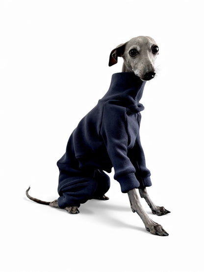 Ultra-Stretch Fleece Suit - Black