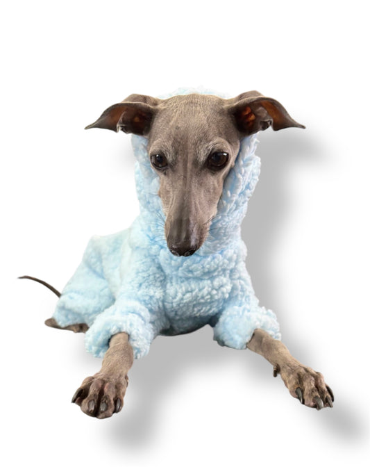 Cuddle Fur Fleece Suit - Baby Blue