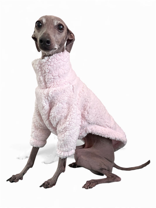 Cuddle Fur Fleece Jumper - Baby Pink