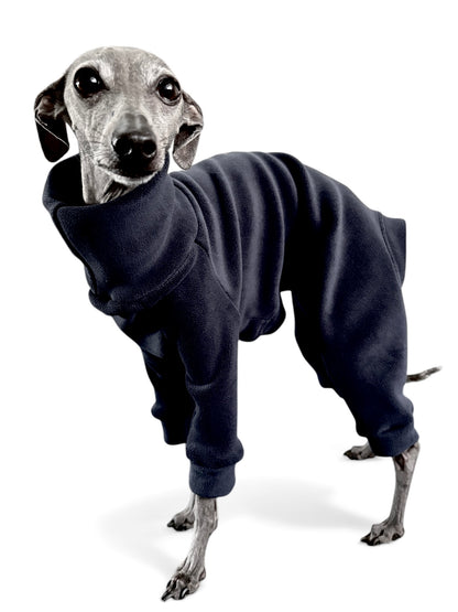 Ultra-Stretch Fleece Suit - Black