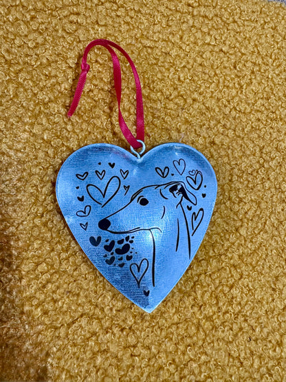 Christmas Decoration - Hound Portrait