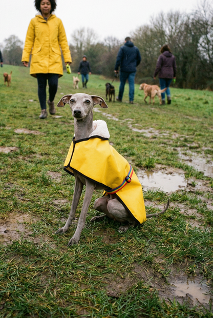 Waterproof Rain Mac - Yellow