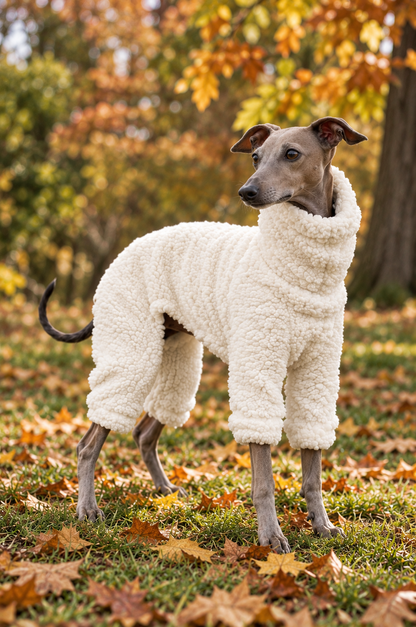 Cuddle Fur Fleece Suit - Ivory