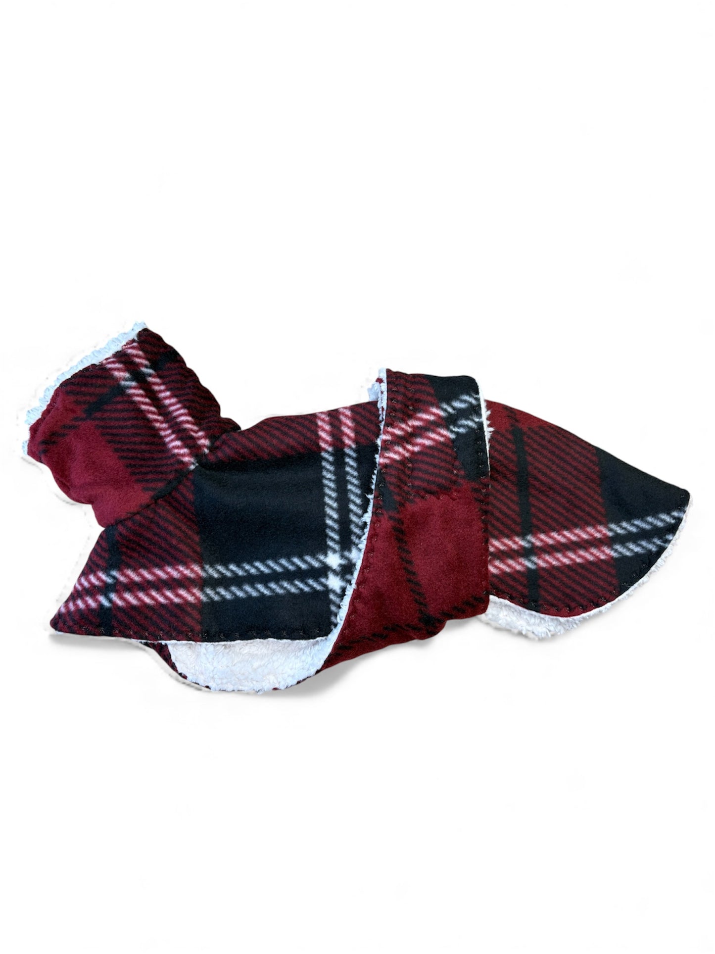 Dressing Gown - Burgundy Tartan