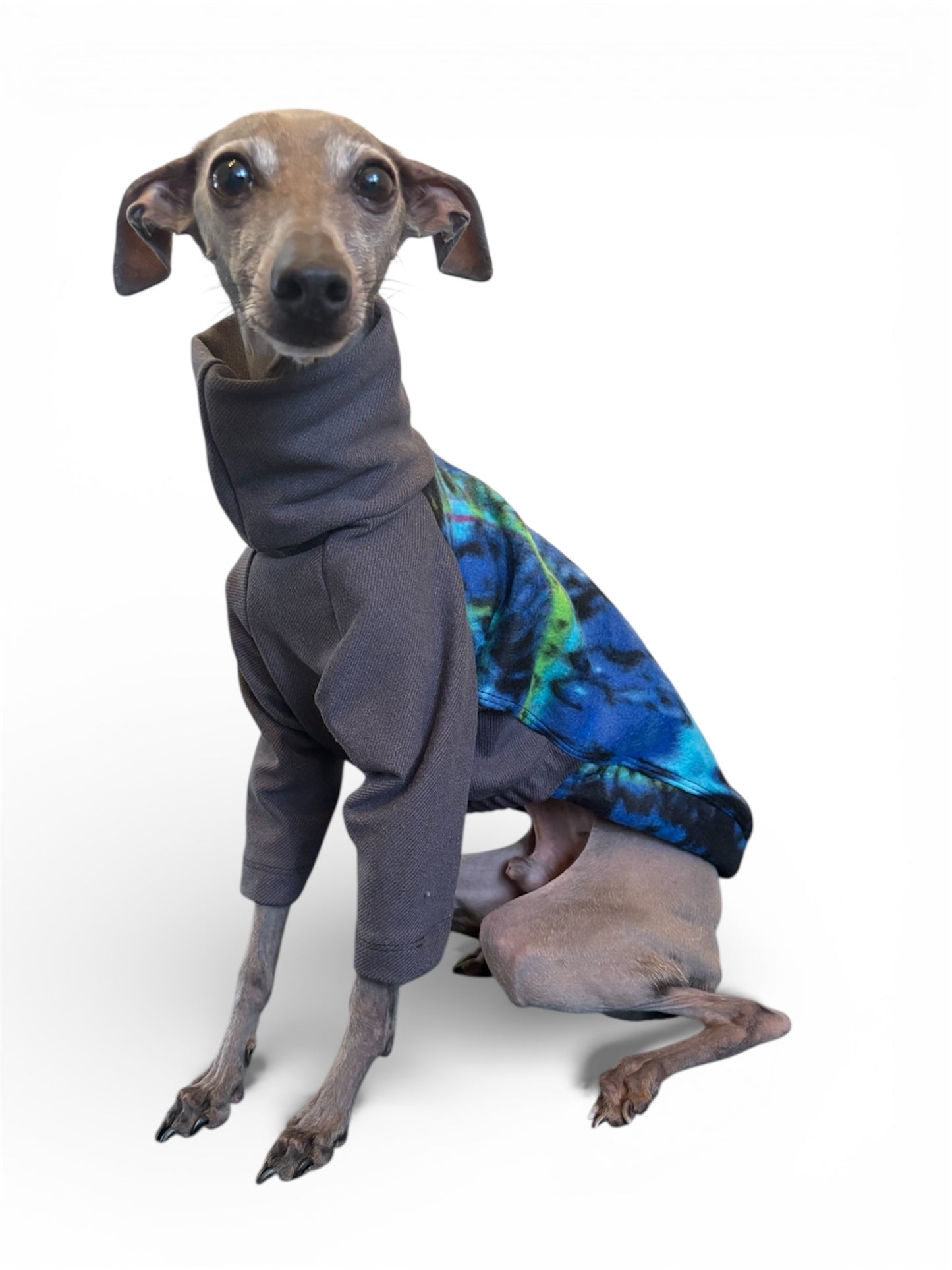 Fleece & Jersey Blend Jumper - Ammonite Swirl