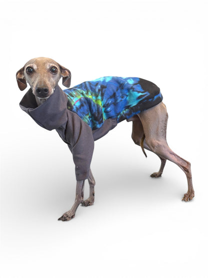 Fleece & Jersey Blend Jumper - Ammonite Swirl