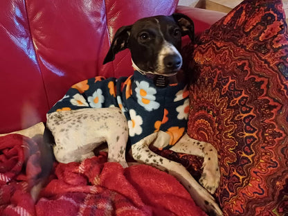 Fleece Vest - Flower Power Daisies