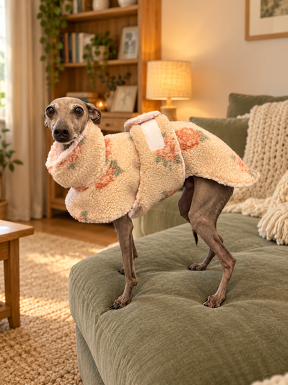 Dressing Gown - Rose Sherpa