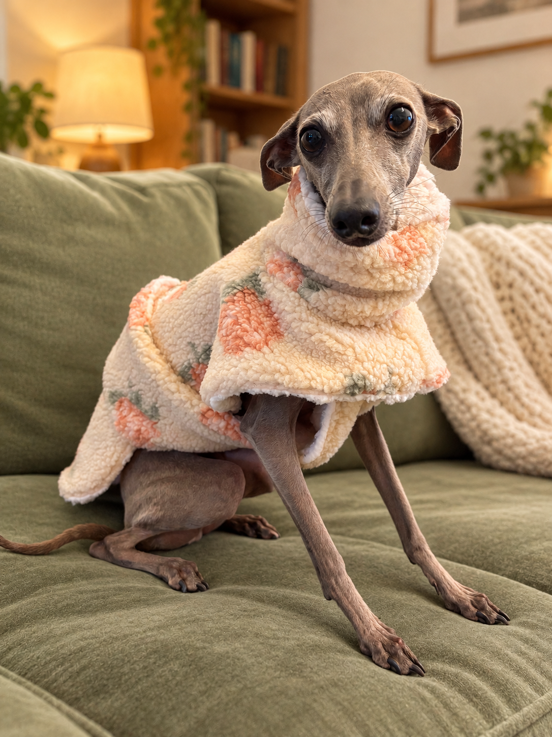 Dressing Gown - Rose Sherpa