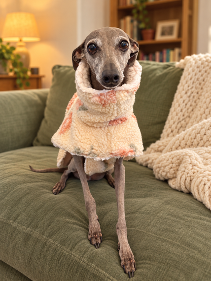 Dressing Gown - Rose Sherpa