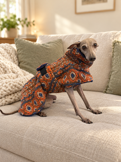 Dressing Gown - Bohemian Sherpa