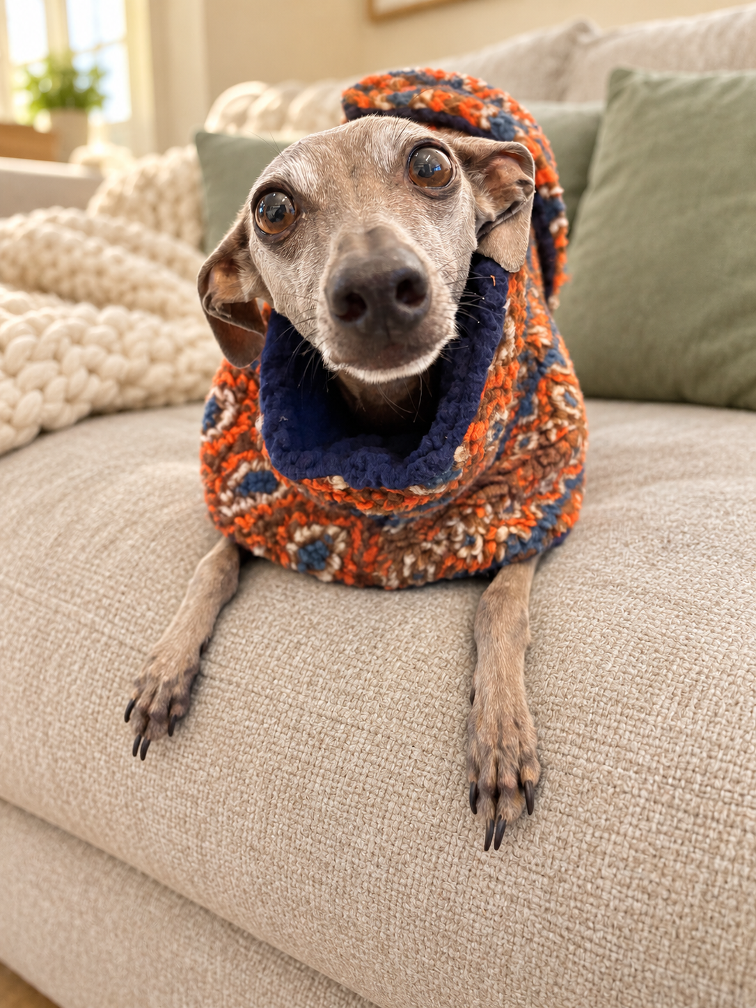 Dressing Gown - Bohemian Sherpa