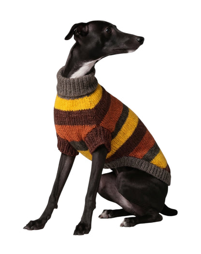 Knitted Jumper - Retro Orange